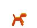 Puppy, Medium (H 45 x B 34 x T 56,5 cm) , Polyethylen (für den Außenbereich geeignet), Orange matt (1001 C)