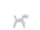 Puppy, Medium (H 45 x B 34 x T 56,5 cm) , Polyethylen (für den Außenbereich geeignet), Weiß matt (1700 C)