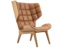 Mammoth Wing Chair, Leder Dunes camel