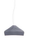 Pleat Box Pendelleuchte, Ø 44 cm, Grau-weiß