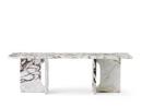 Androgyne Lounge Table, Marmor Calacatta Viola