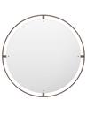 Nimbus Mirror Round, Ø 110 cm, Bronziertes Messing