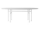 Snaregade Oval Table, Linoleum champignon