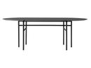 Snaregade Oval Table, Linoleum charcoal