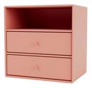 Montana Mini, Modul mit 2 Schubladen, Rhubarb