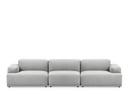 Connect Sofa, Dreisitzer, Stoff Steelcut Trio grey