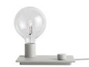 Control Table Lamp, Grau - mit LED-Leuchtmittel