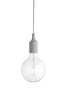 E27 Pendant Lamp, Hellgrau