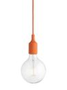 E27 Pendant Lamp, Orange