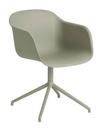 Fiber Armchair Swivel, Dusty green