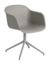 Fiber Armchair Swivel, Grau