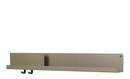 Folded Shelves, H 13 x B 96 cm, Olive