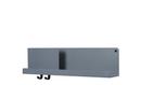 Folded Shelves, H 16,5 x B 63 cm, Blue-grey