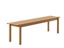 Linear Outdoor Bench , L 170 x B 39 cm, Burnt Orange