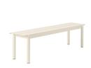 Linear Outdoor Bench , L 170 x B 39 cm, Weiß