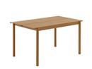 Linear Outdoor Table, L 140 x B 75 cm, Burnt Orange