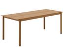 Linear Outdoor Table, L 200 x B 75 cm, Burnt Orange