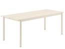 Linear Outdoor Table, L 200 x B 75 cm, Weiß