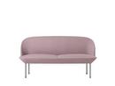 Oslo Sofa, Zweisitzer, Stoff Fiord rose