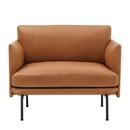 Outline Chair, Leder cognac