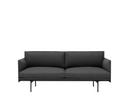 Outline Sofa, Zweisitzer, Stoff Remix 163 - Grey