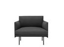 Outline Studio Chair, Stoff Remix 163 - Grey