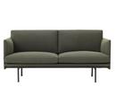 Outline Studio Sofa, Stoff Fiord 961 - Greyish-green