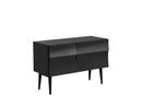 Reflect Sideboard, Klein (B 105 cm), Eiche schwarz gebeizt