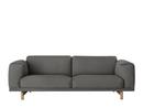 Rest Sofa, Dreisitzer, Stoff Remix 163 - Grey