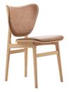 Elephant Dining Chair, Eiche natur, Leder Dunes camel