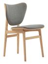 Elephant Dining Chair, Eiche natur, Wolle light grey