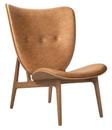 Elephant Lounge Chair, Leder Dunes camel, Eiche hell geräuchert