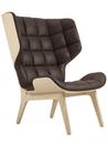 Mammoth Wing Chair, Leder Dunes dark brown