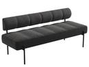 Daybe Dining Sofa, Brusvik 08 - dunkelgrau, Schwarz