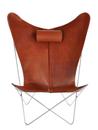 KS Chair, Cognac, Edelstahl