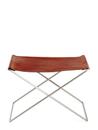 Ox Stool, Cognac, Edelstahl