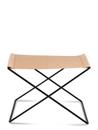Ox Stool, Natur, Stahl, schwarz pulverbeschichtet
