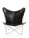 Trifolium Butterfly Chair, Schwarz, Edelstahl