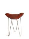 Trifolium Stool, Cognac, Edelstahl