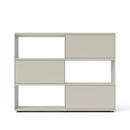 Flow Q Highboard, 160 cm, 126,7 cm (3 Klappen), Silk