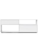 Flow Q Sideboard, 200 cm, 73,9 cm (1 Schublade und 1 Klappe), Weiß