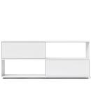 Flow Q Sideboard, 200 cm, 86,4 cm (2 Klappen), Weiß