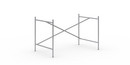 Eiermann 1 Tischgestell , Basaltgrau, versetzt, 110 x 66 cm, Ohne Verlängerung (Höhe 66 cm)