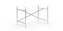 Eiermann 1 Tischgestell , Chrom, versetzt, 110 x 66 cm, Mit Verlängerung (Höhe 72-85 cm)
