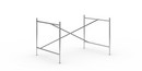 Eiermann 1 Tischgestell , Chrom, versetzt, 110 x 78 cm, Ohne Verlängerung (Höhe 66 cm)