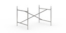 Eiermann 1 Tischgestell , Stahl farblos, mittig, 110 x 78 cm, Mit Verlängerung (Höhe 72-85 cm)