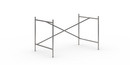Eiermann 1 Tischgestell , Stahl farblos, versetzt, 110 x 66 cm, Ohne Verlängerung (Höhe 66 cm)