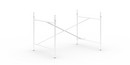 Eiermann 1 Tischgestell , Weiß, versetzt, 110 x 78 cm, Mit Verlängerung (Höhe 72-85 cm)