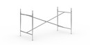 Eiermann 2 Tischgestell , Chrom, senkrecht, mittig, 135 x 66 cm, Mit Verlängerung (Höhe 72-85 cm)