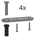 Befestigungslasche für Eiermann 3 Tischbock - 4er Set